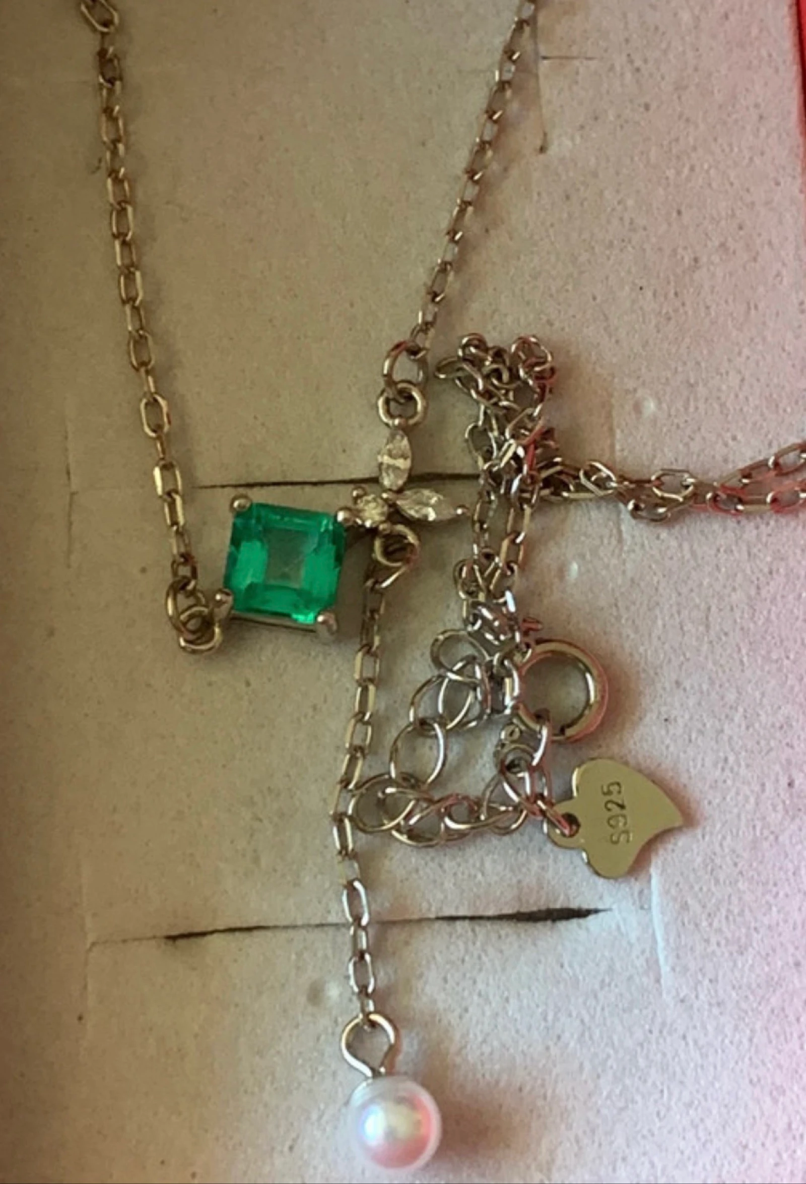 Collar topacio y perla  – photo 5